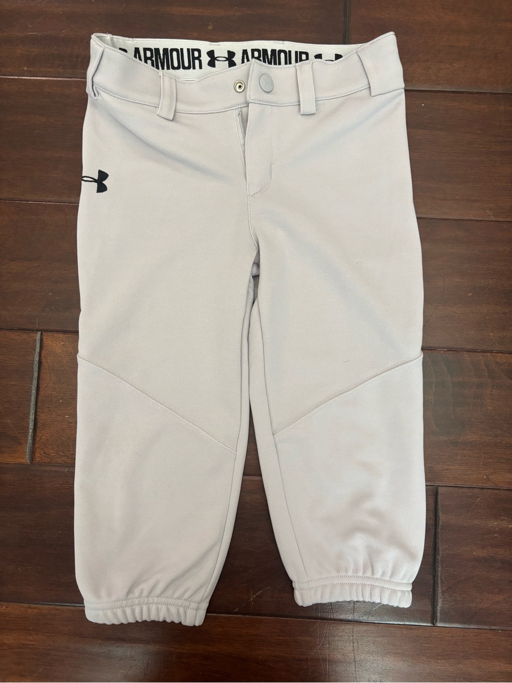 Under Armour Kids Light Gray Performance Baseball Pants